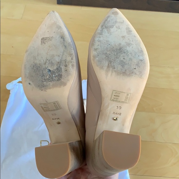 Beige sock boots with block heel - Picture 5 of 5